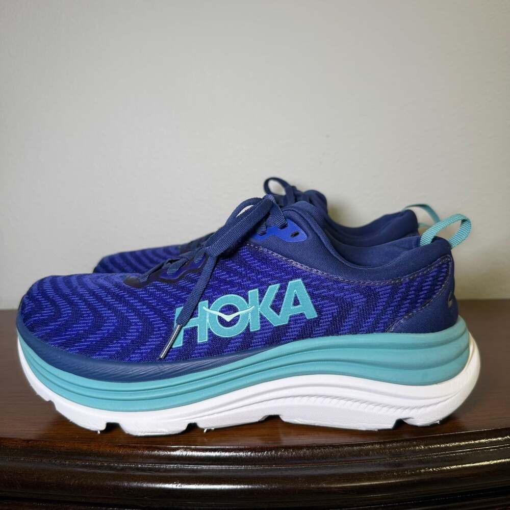 Hoka Gaviota 5 Women Size 8.5B Blue Running Shoes